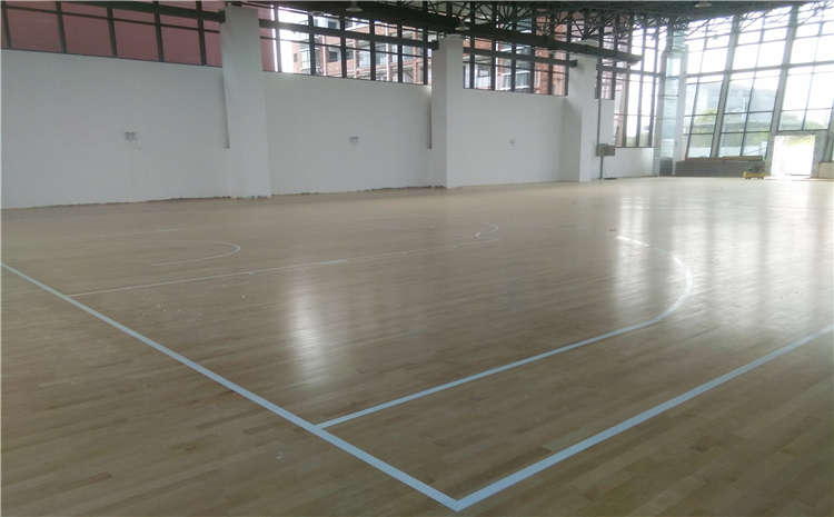 指接板NBA籃球場木地板板式龍骨結構