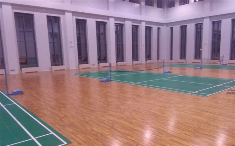 企口體育木地板安裝