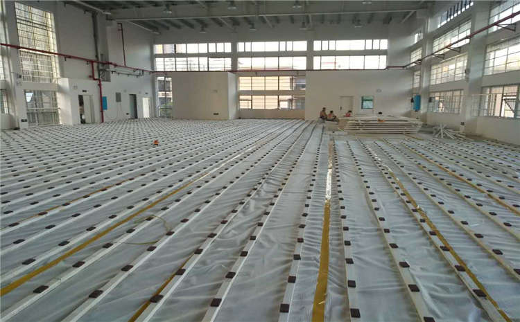 浙江硬木企口體育場地板怎么安裝