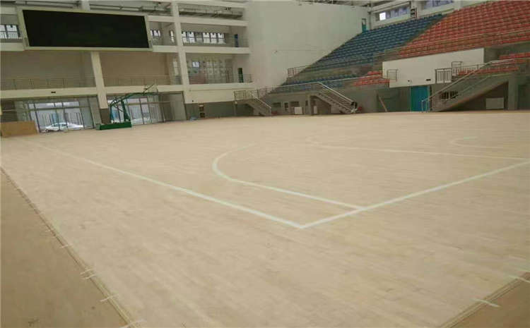 長沙楓樺木實木運動地板價格及圖片