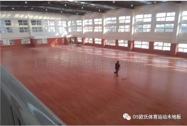 江蘇常州溧陽市南渡鎮(zhèn)體育館運(yùn)動(dòng)木地板案例