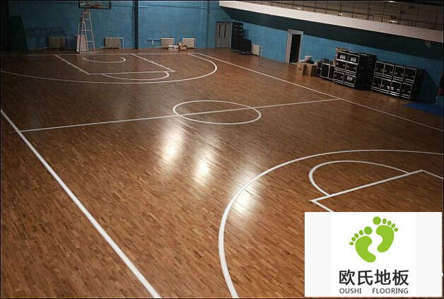 籃球場地板施工案例-北京房山長溝中學(xué)