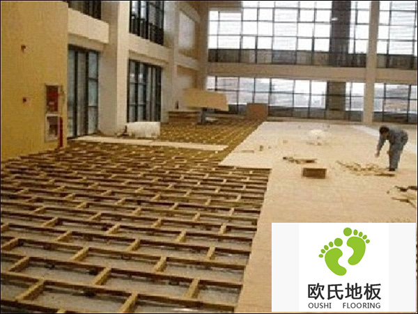 安裝實木運動地板應注意的問題